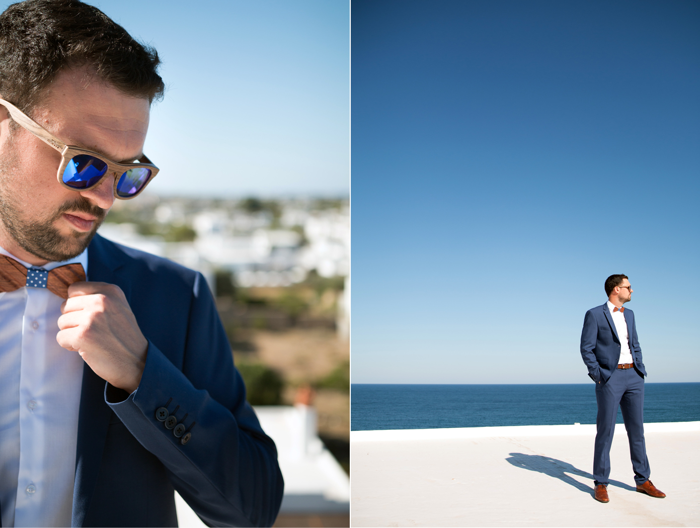 skyros sporades greece summer groom glasses mrwood costume blue aegean weddingskyros wedding