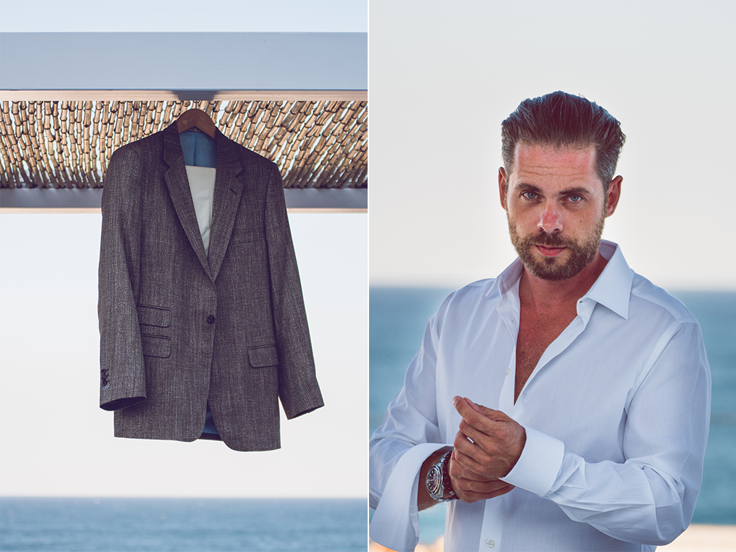 wedding skyros sporades greece wedding in greece wedding destination groom suit shoes blue sea