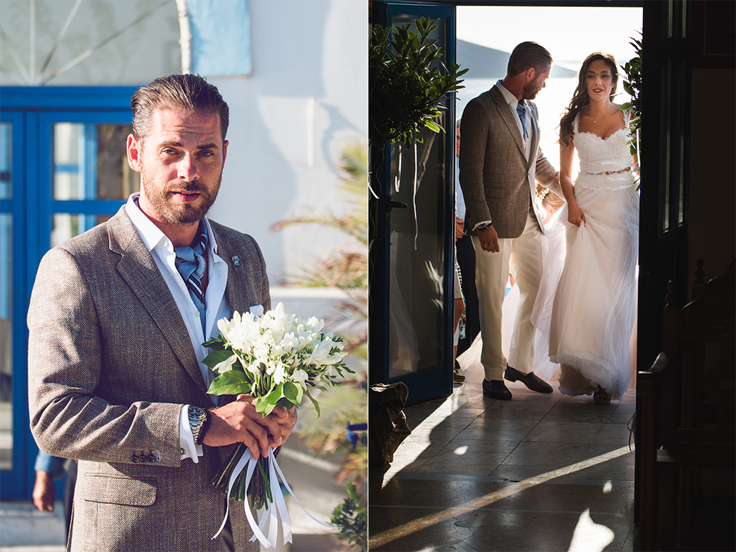 wedding skyros sporades weddingingreece wedding destination groom bride live music violin church ceremony bridal bouquette