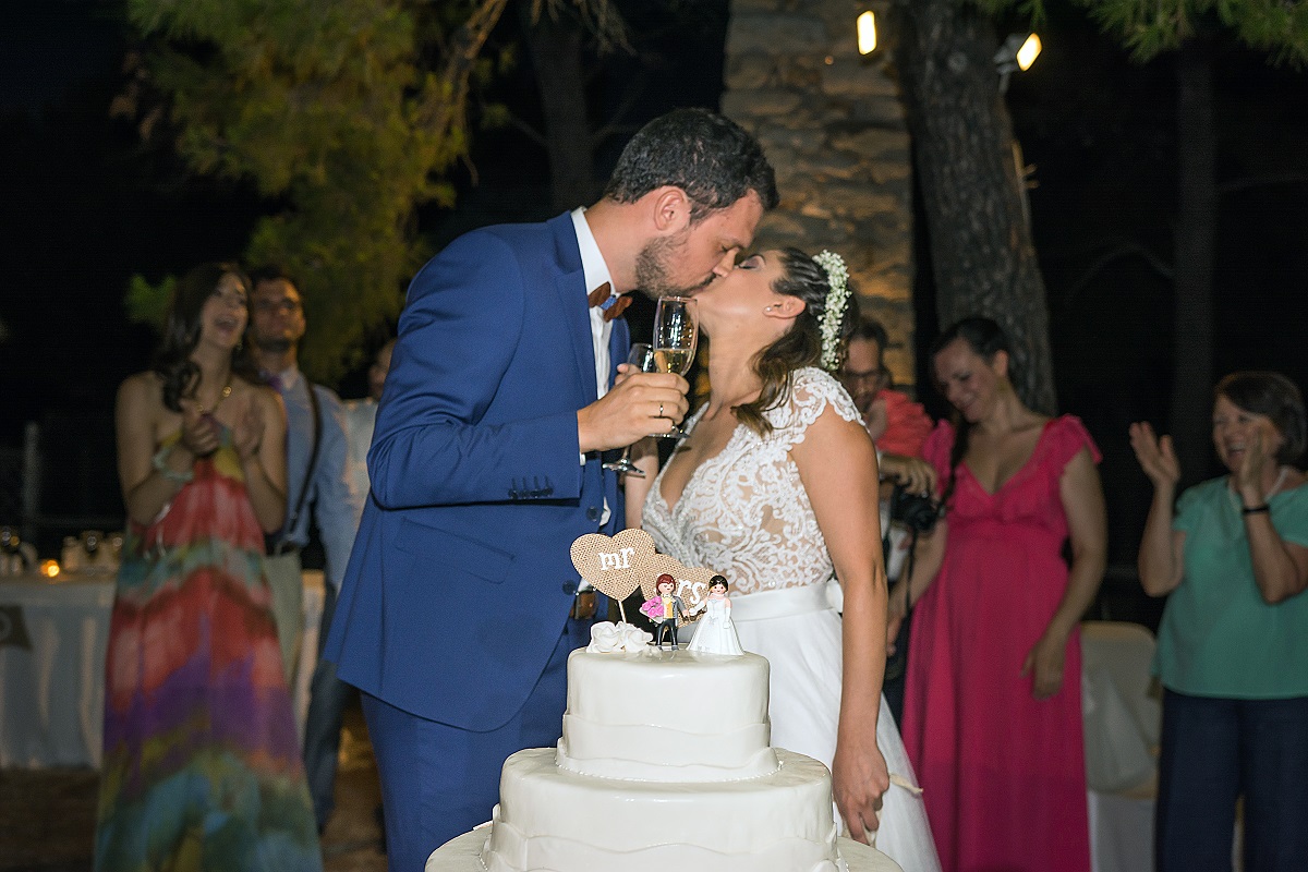 wishes atsitsa greece sporades skyros venue wedding weddingskyros decoration wedding cake kiss bride groom