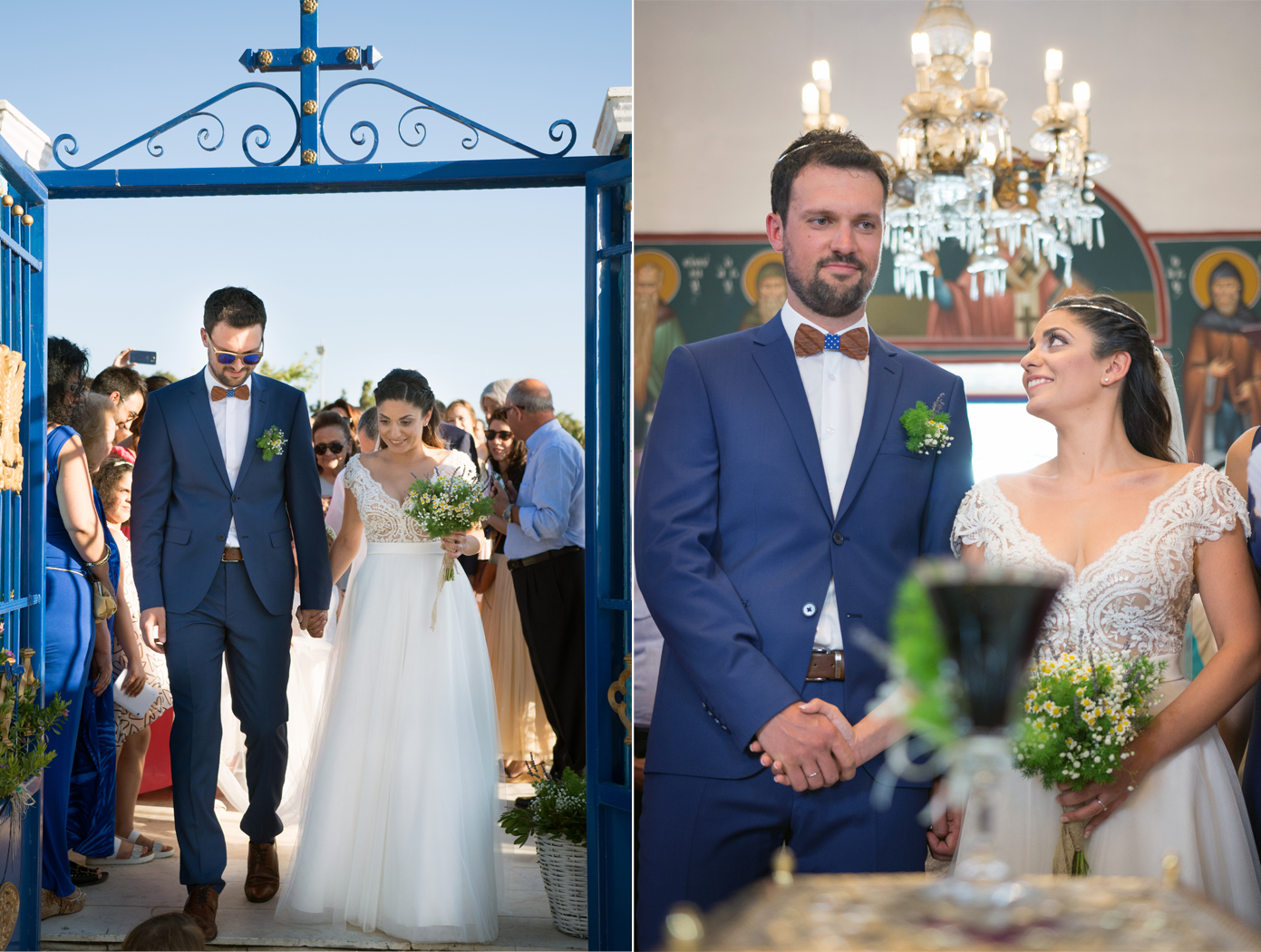 skyros sporades greece summer maid of honors bride wedding dress weddingskyros wedding groom orthodox church